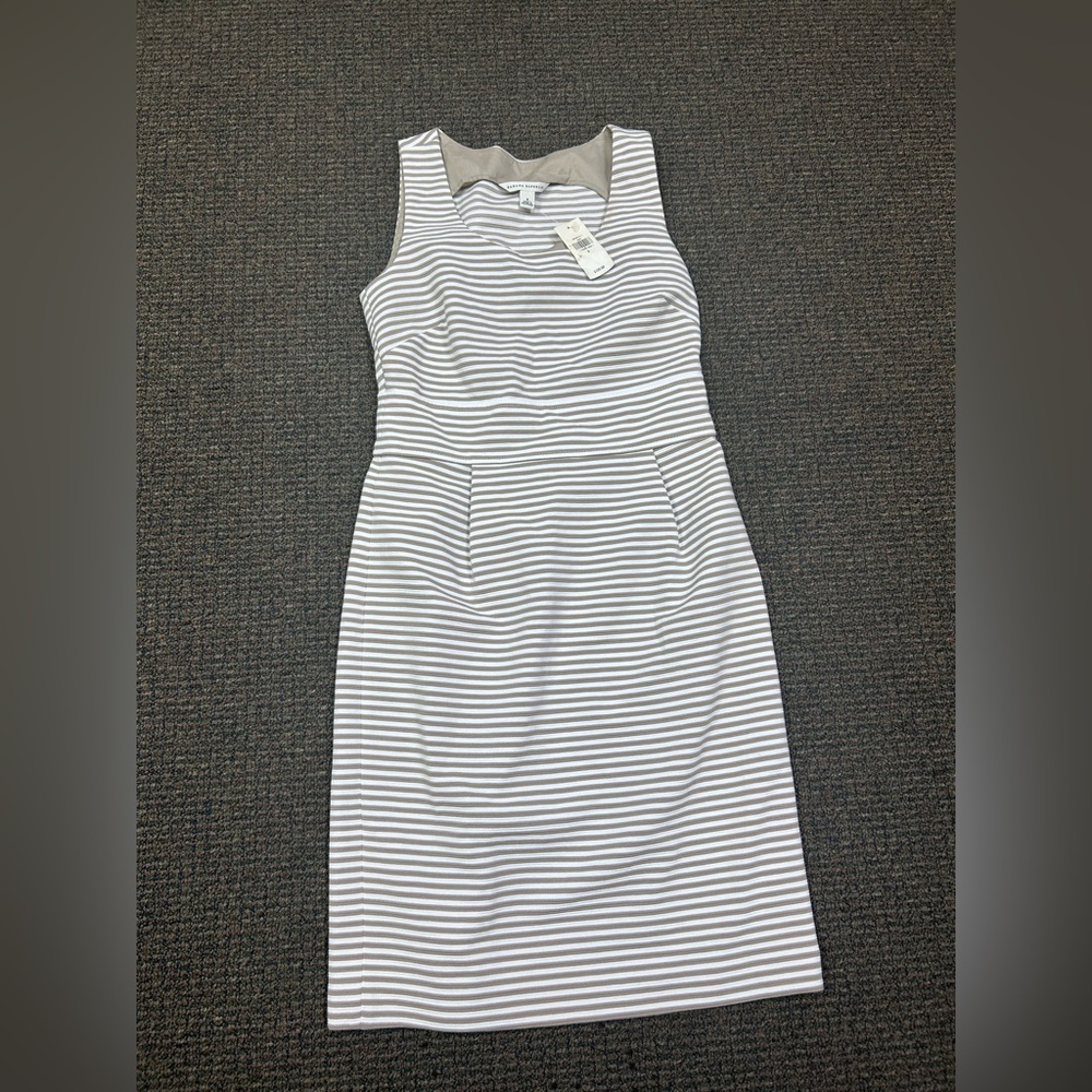 Banana Republic Striped Bodycon Midi Dress